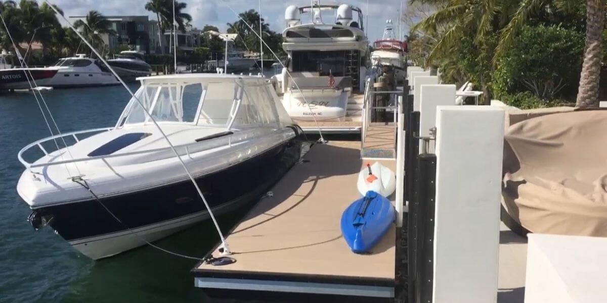 dock on a river